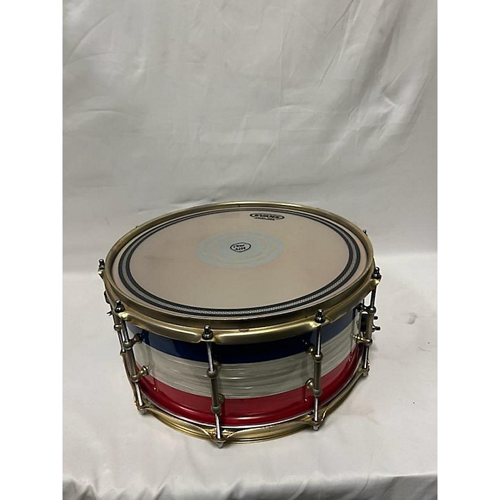 Used SJC Drums 6X14 American Flag Snare Drum Guitar Center
