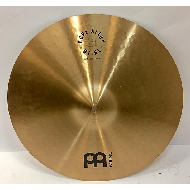 Used MEINL 18in Pure Alloy Medium Crash Cymbal Guitar Center