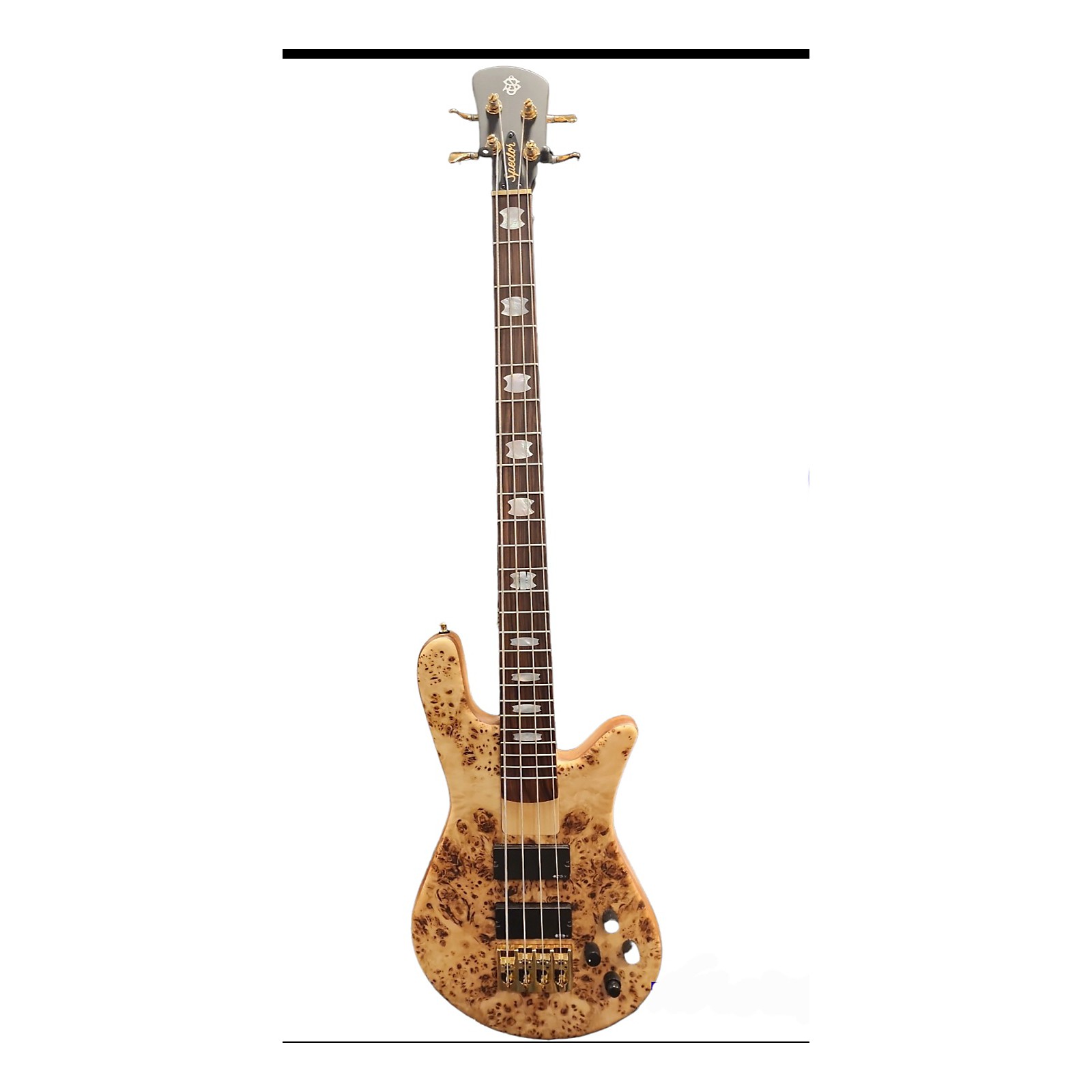 Used Spector NS2 BO Electric Bass Guitar Spalted Maple | Guitar Center