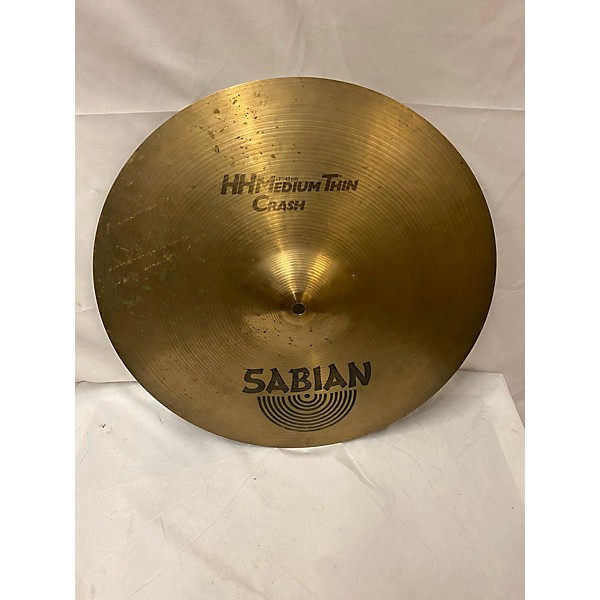 Used SABIAN 17in HH Medium Thin Crash Brilliant Cymbal | Guitar Center