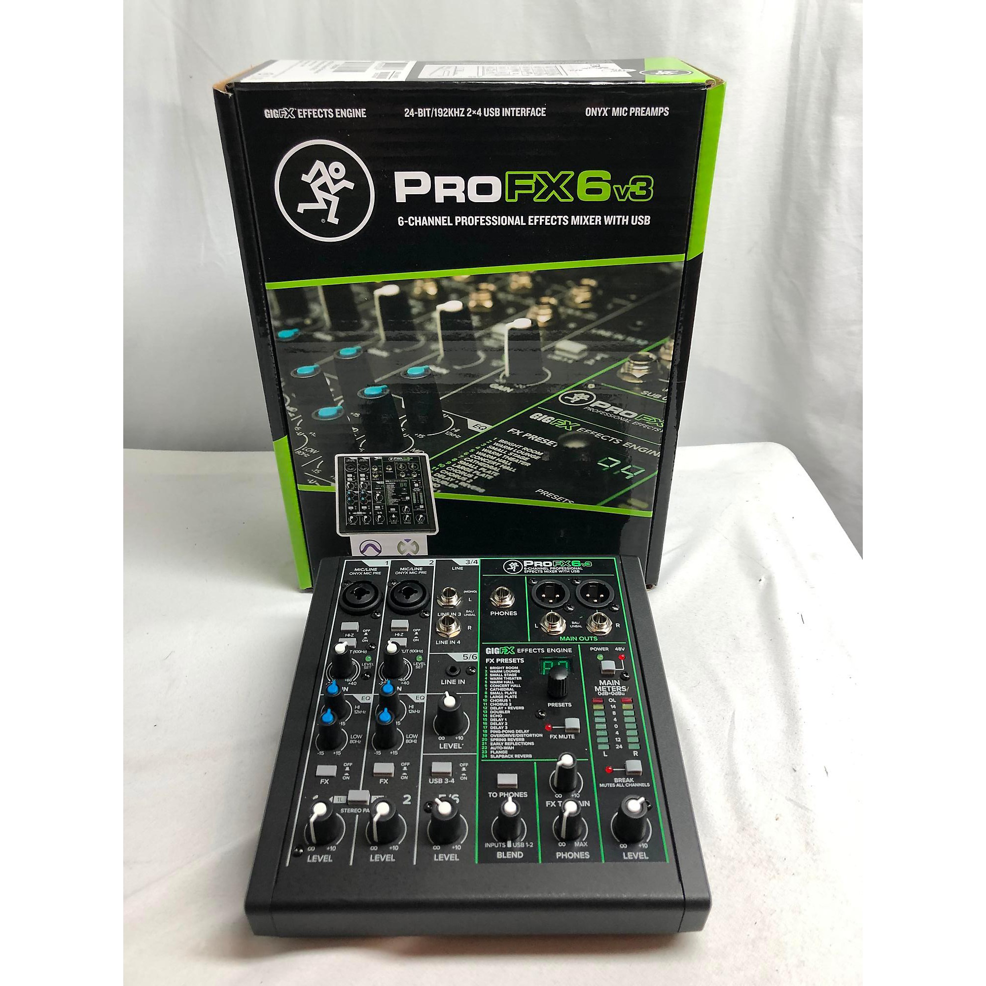 Used Mackie ProFX6v3 Unpowered Mixer