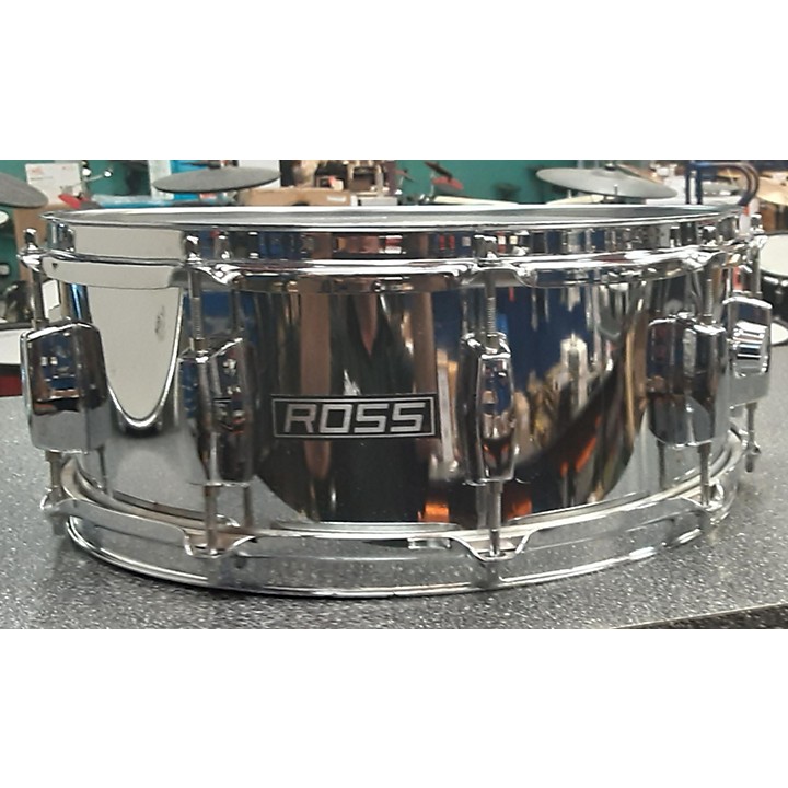 Used Ross 5.5X14 Steel Snare Drum Drum Guitar Center