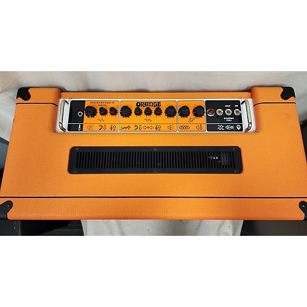 Used Orange Amplifiers Rockerverb RK50C MKII 50W 2x12 Tube Guitar Combo ...