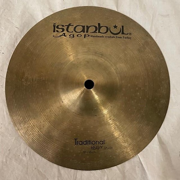 Used Istanbul Agop 10in Traditional Heavy Splash Cymbal