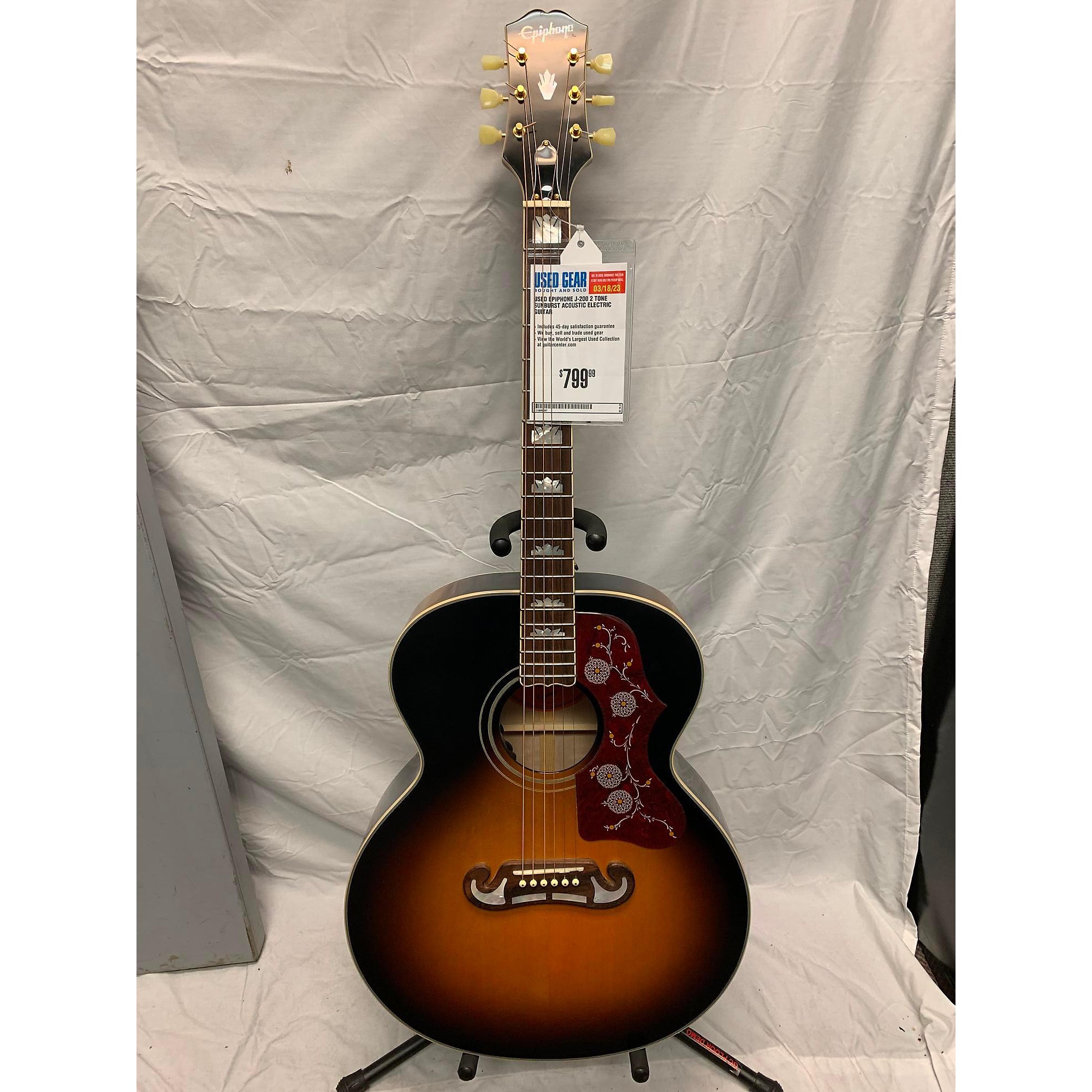 used epiphone acoustic guitars