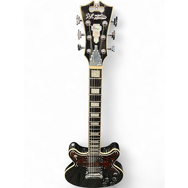 Used D'Angelico premier bedford Black Solid Body Electric Guitar