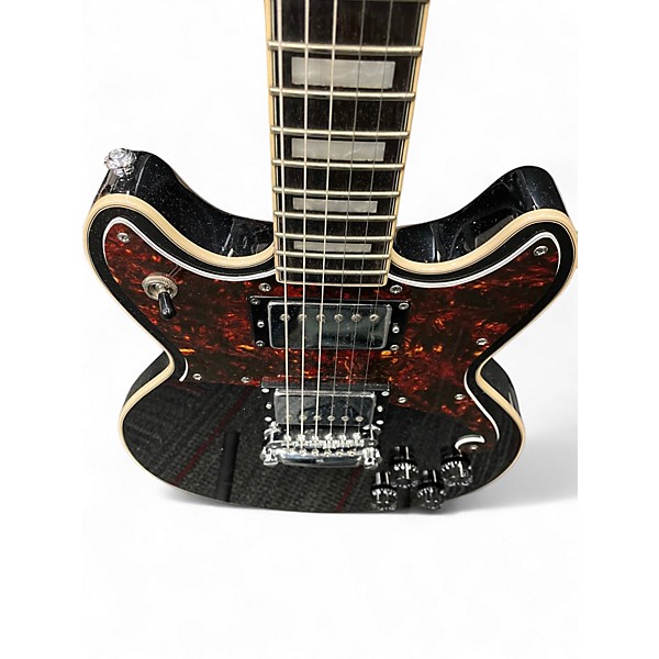 Used D'Angelico premier bedford Black Solid Body Electric Guitar