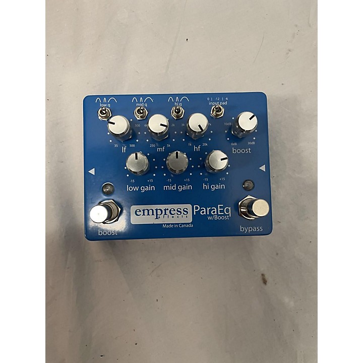 Used Empress Effects ParaEq With Boost EQ Pedal