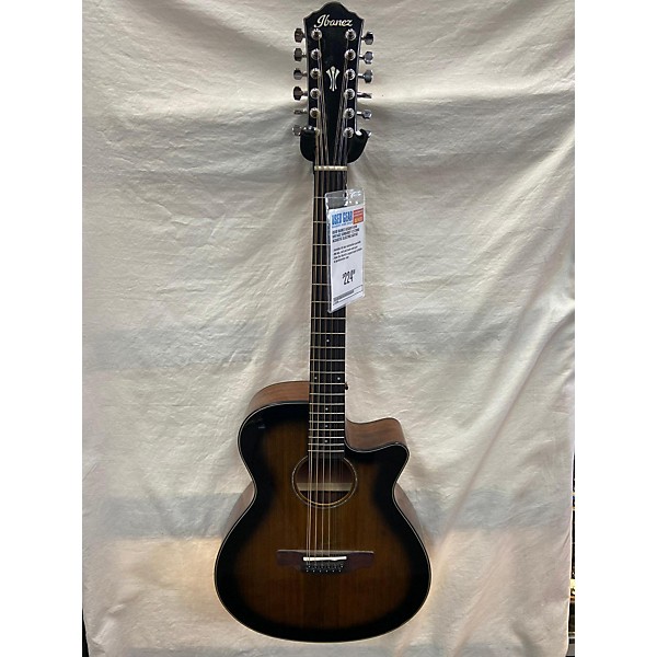 Used Ibanez AEG5012-DVH 12 String Acoustic Electric Guitar