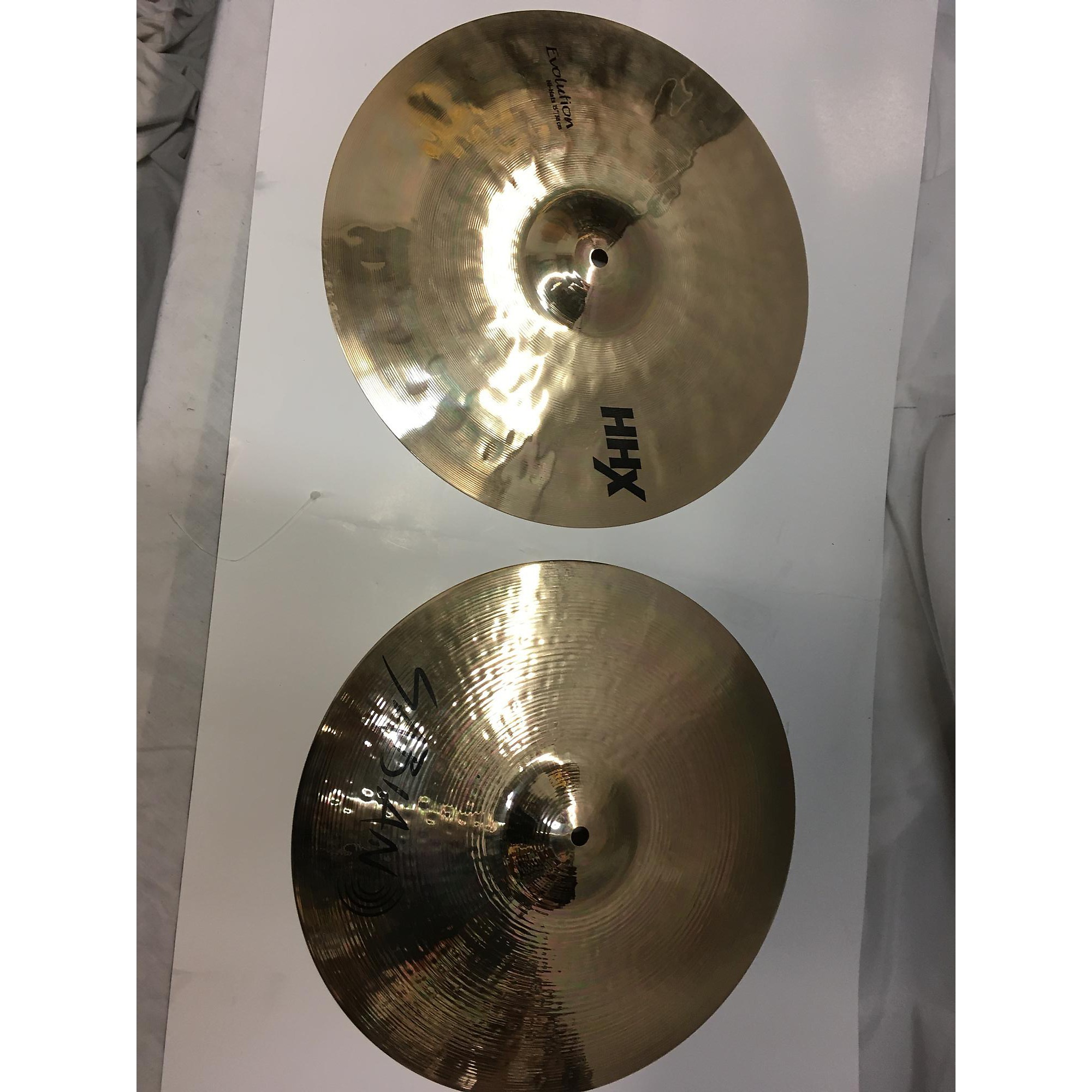 Used SABIAN 15in HHX Hi Hat Pair Cymbal | Center