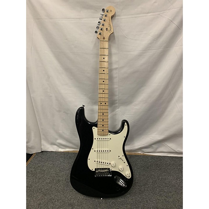 Used Fender American Standard Stratocaster Solid Body Electric Guitar Black Guitar Center