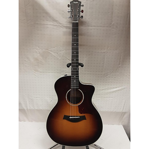 Used Taylor 214CE SB DLX Acoustic Electric Guitar | Guitar Center
