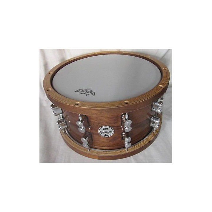 Used PDP by DW 14X7.5 Limited Edition Dark Satin Maple Snare Drum Walnut 215 Guitar Center