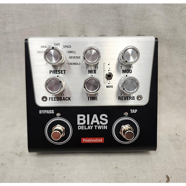 Used Positive Grid Bias Delay Twin Effect Pedal