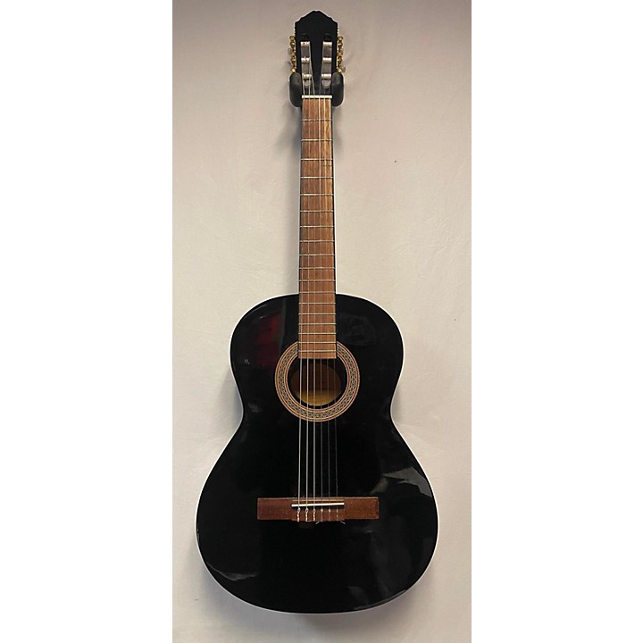 Used Lucero LC100 Classical Acoustic Guitar Black Guitar Center