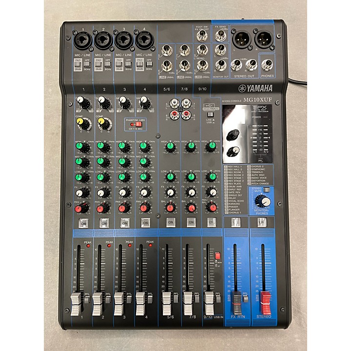 Used Yamaha MG10XUF Unpowered Mixer