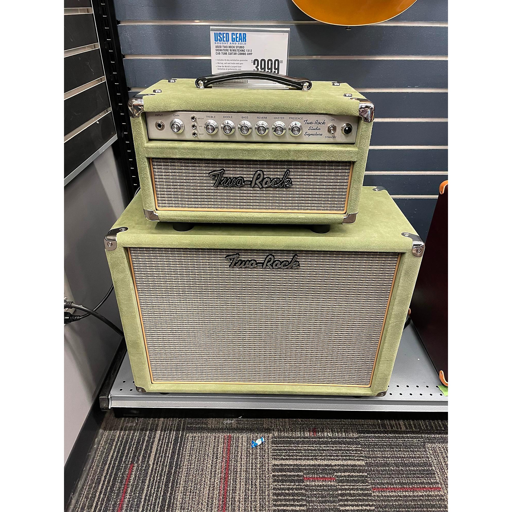 Used Two Rock Studio Signature W/Matching 1x12 Cab Tube Guitar Combo Amp |  Guitar Center