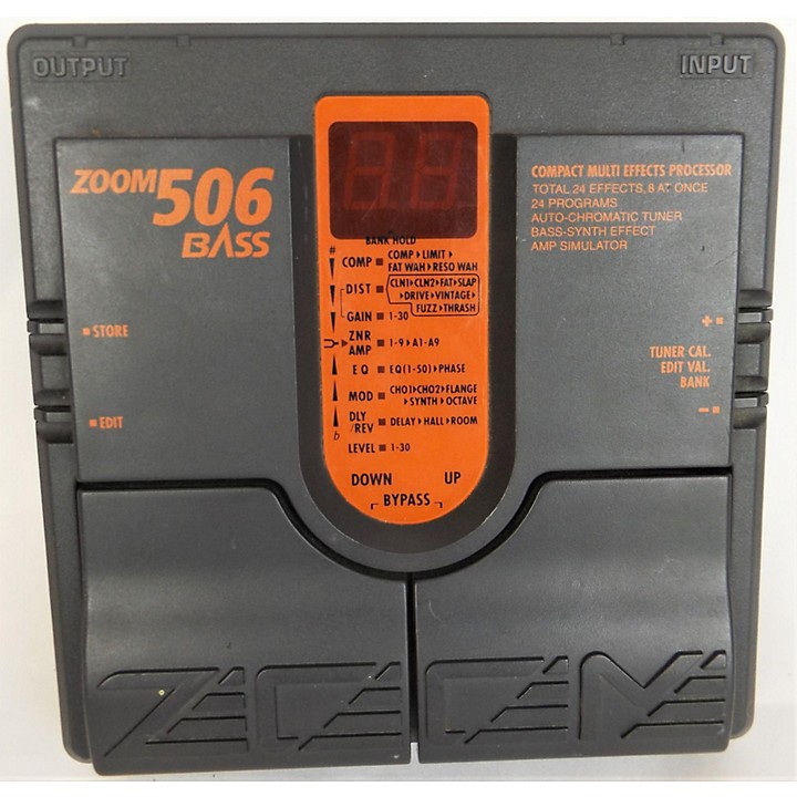 Used Zoom 506 Bass Effect Processor Guitar Center