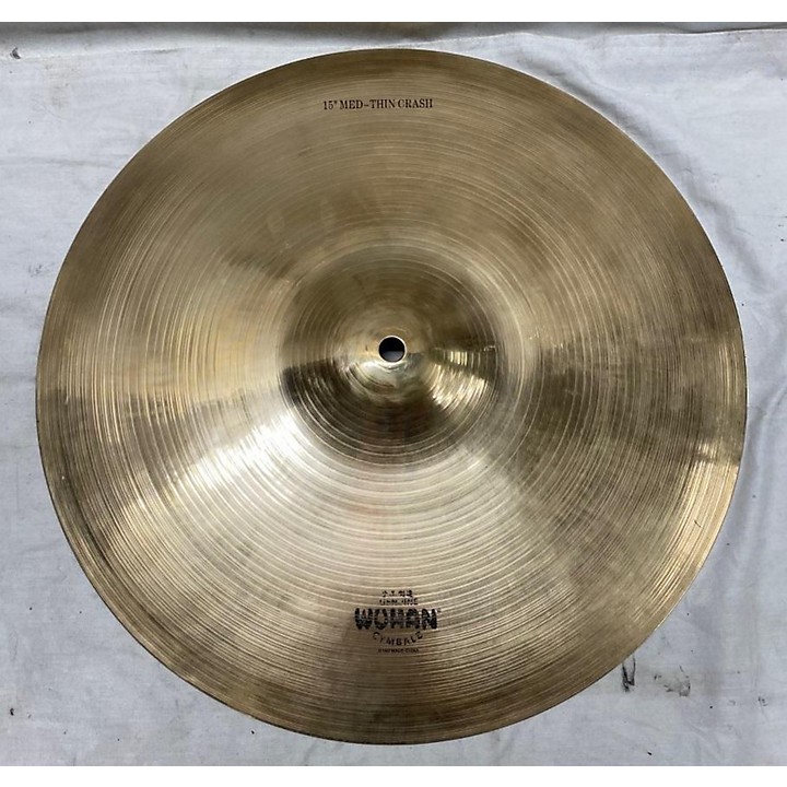 Used Wuhan Cymbals & Gongs 15in Medium Crash Cymbal Guitar Center