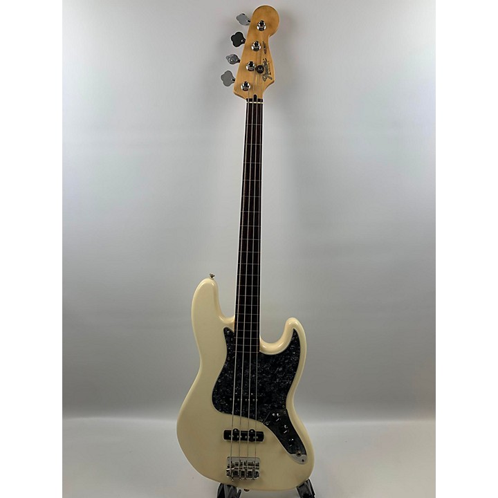 Used Fender Standard Fretless Jazz Bass Electric Bass Guitar Olympic