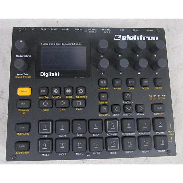 Used Elektron Digitakt Drum Machine