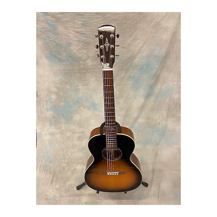Used Alvarez Delta 00 E Acoustic Electric Guitar Tobacco Sunburst
