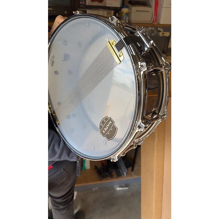 Used Mapex 4.5X15 Armory Tomahawk Snare Drum Chrome Silver 6 Guitar Center