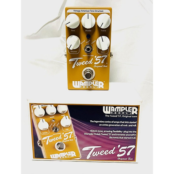 Used Wampler Tweed '57 Vintage Overdrive Effect Pedal