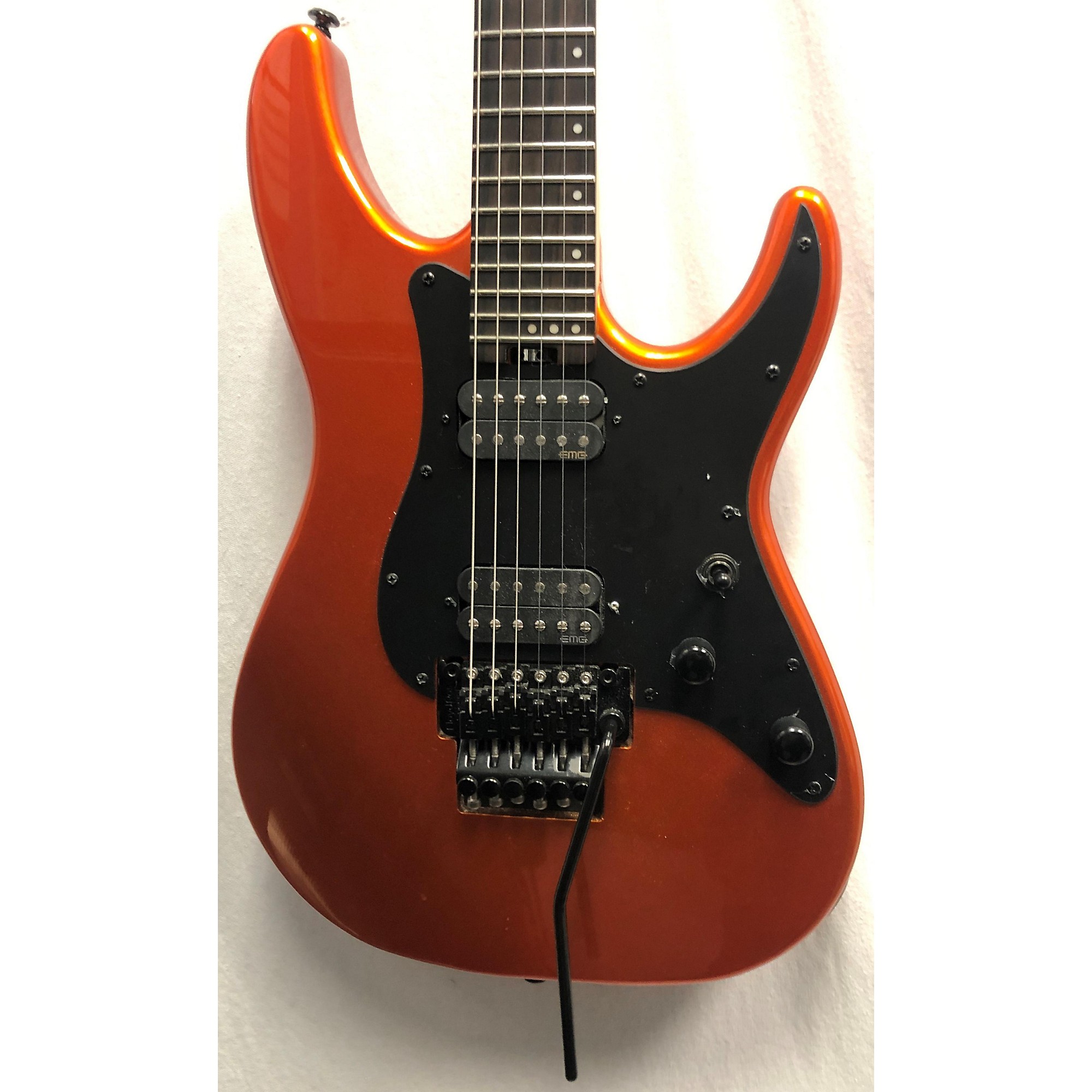 Schecter sun valley super on sale shredder fr lambo orange