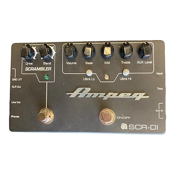 Used Ampeg SCR-dI Bass Effect Pedal