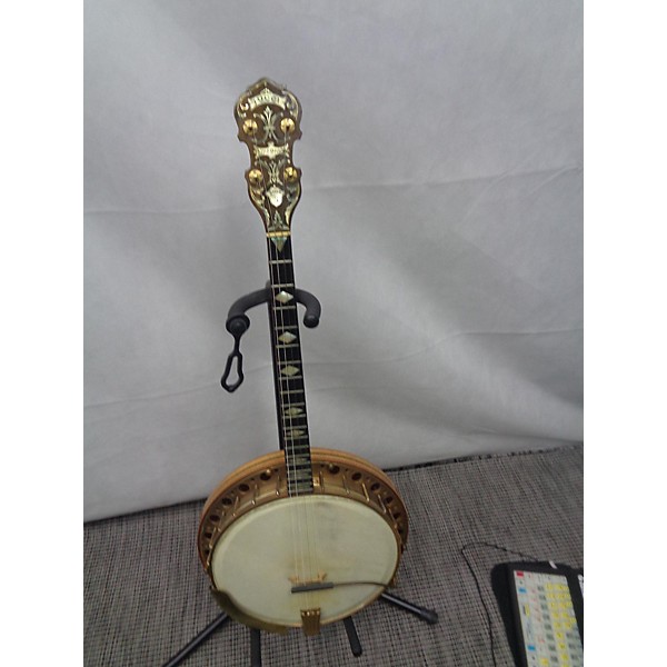 Used Vintage 1920s IUCCI Style 3 Sinfonico Natural Banjo
