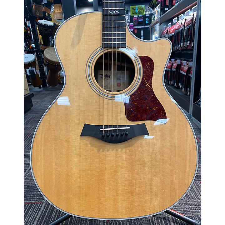 Used Taylor 414CER VClass Acoustic Electric Guitar Natural Guitar Center
