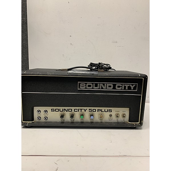 Used Sound City 1970s Sound City 50 Plus L50 Tube Guitar Amp Head