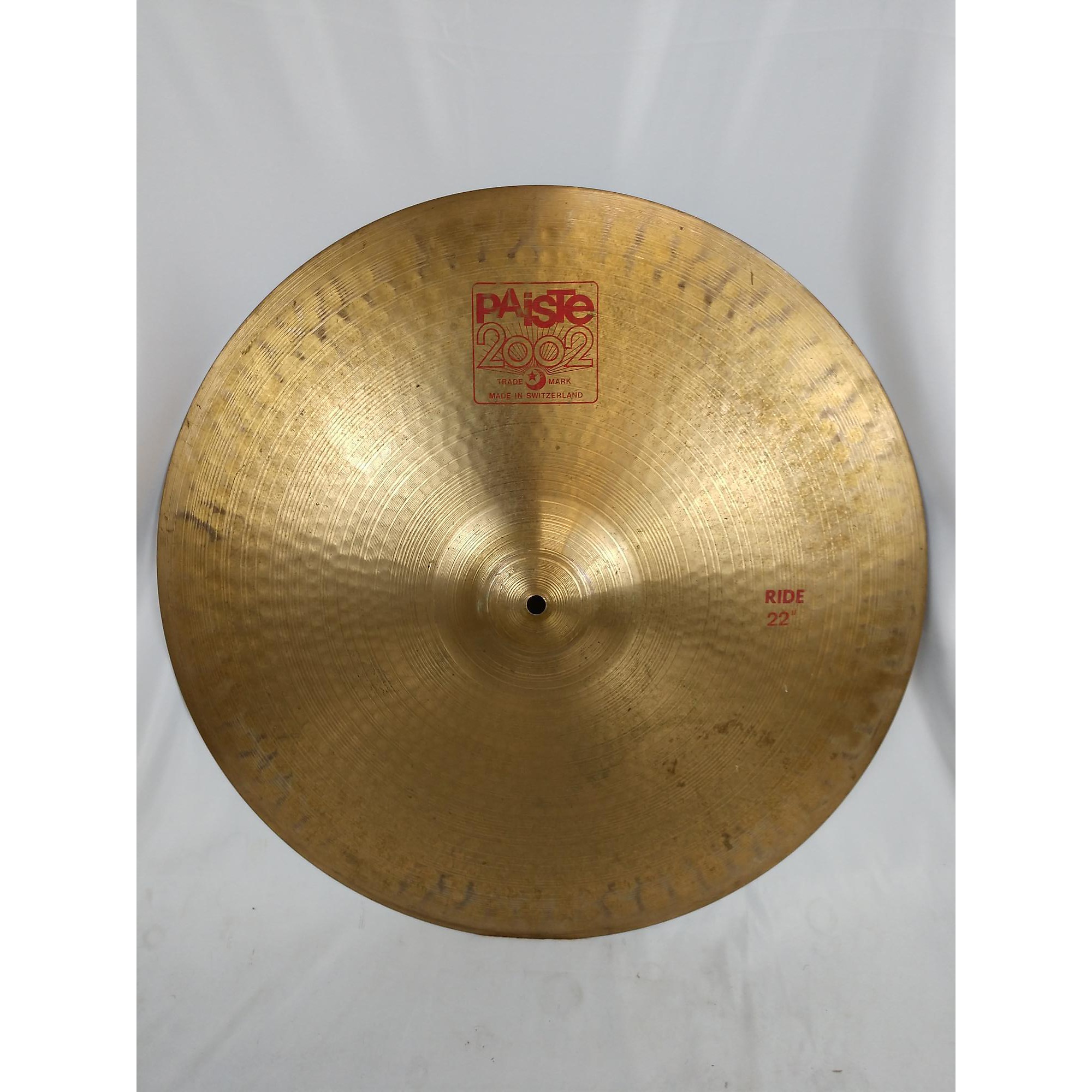 Used Paiste 22in 2002 Ride Cymbal | Guitar Center