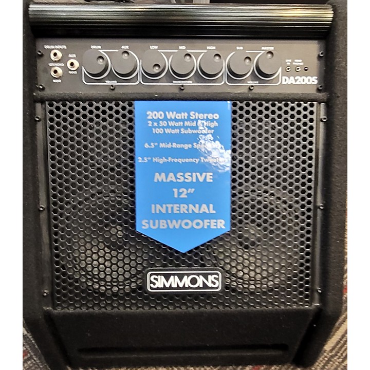 Used Simmons DA200S 200W Drum Amplifier Guitar Center