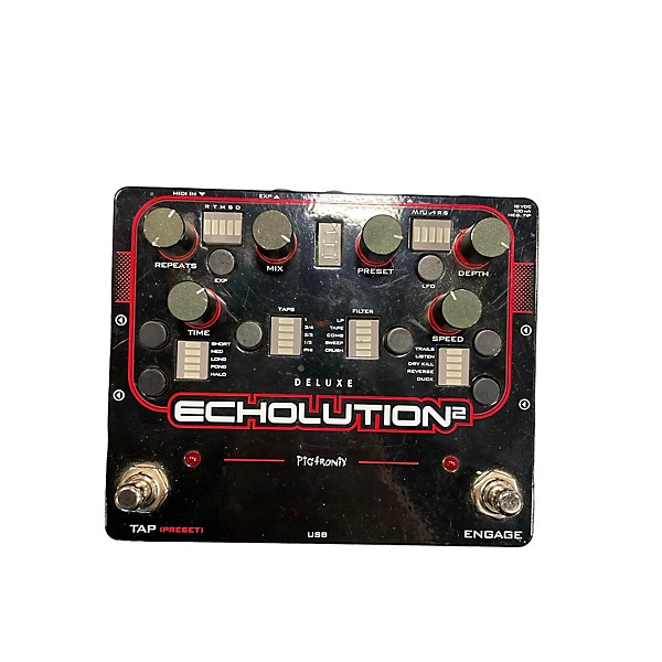 Used Pigtronix Echolution Deluxe Analog Delay Effect Pedal