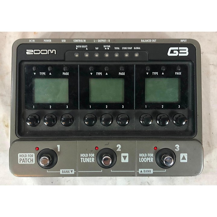 Used Zoom ZG3 Modeling Effect Processor Guitar Center