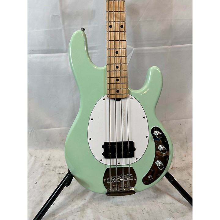 Used Sterling by Music Man Sub 4 Electric Bass Guitar Seafoam Green