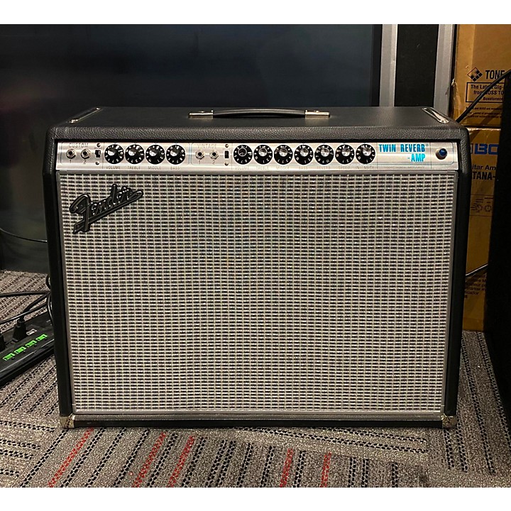 Used Fender 1968 Custom Twin Reverb 85W 2x12 Tube Guitar Combo Amp