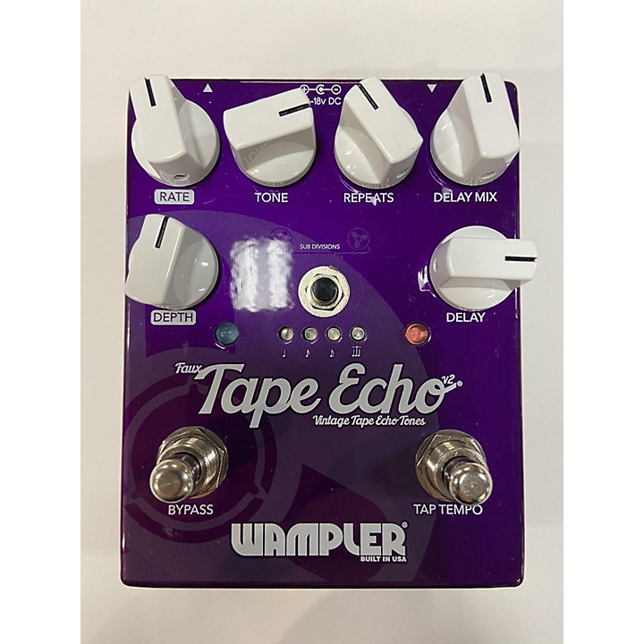 Used Wampler Faux Tape Echo Delay Effect Pedal | Guitar Center