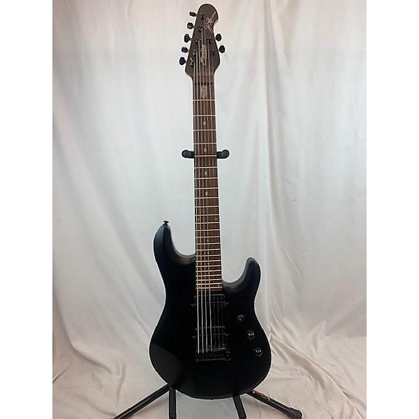 Used Sterling by Music Man Used Sterling By Music Man John Petrucci JP157 7 String Black Solid Body Electric Guitar