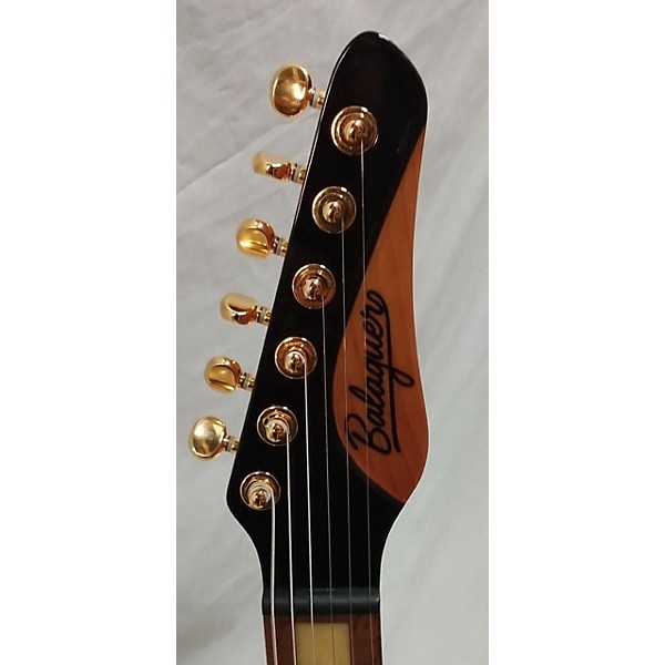 Used Used Balaguer Woodman Semi-Custom Seethrough Black Solid Body Electric Guitar
