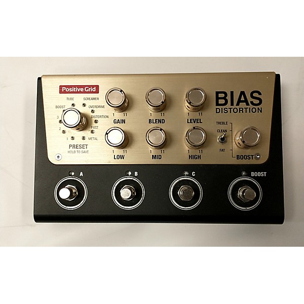 Used Positive Grid Bias Distortion Effect Pedal