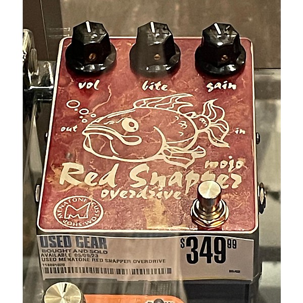 Used Menatone Red Snapper Overdrive Effect Pedal | Guitar