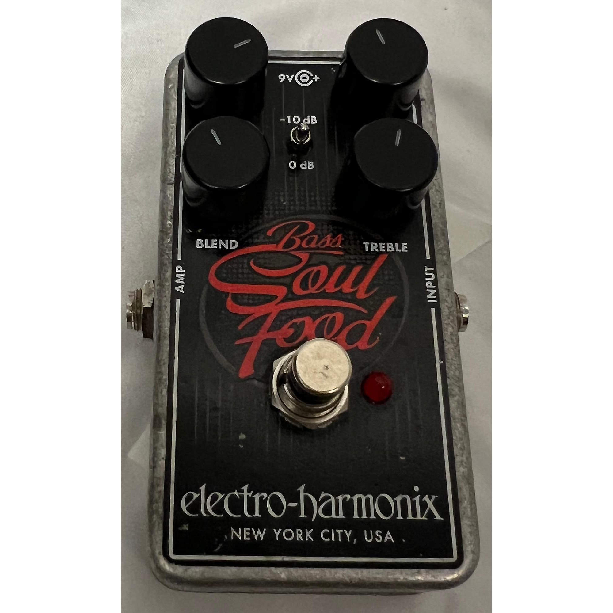 Used Electro-Harmonix Bass Soul Food Overdrive Bass Effect Pedal