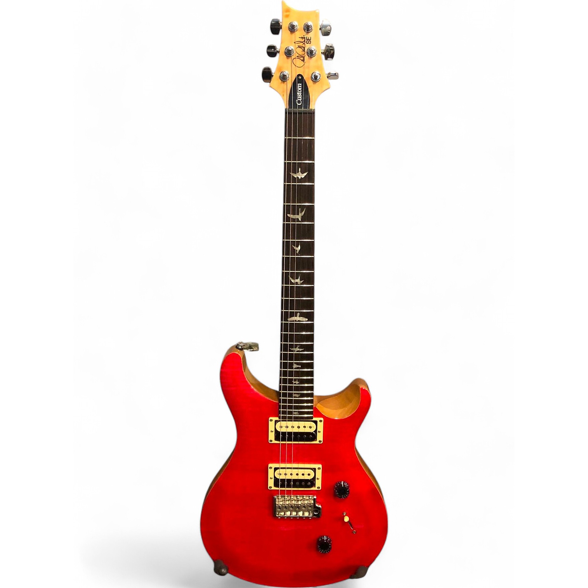 「数量限定 在庫処分セール」 Used PRS Electric Body Solid PINK HOT 24 Custom SE CM25 ギター