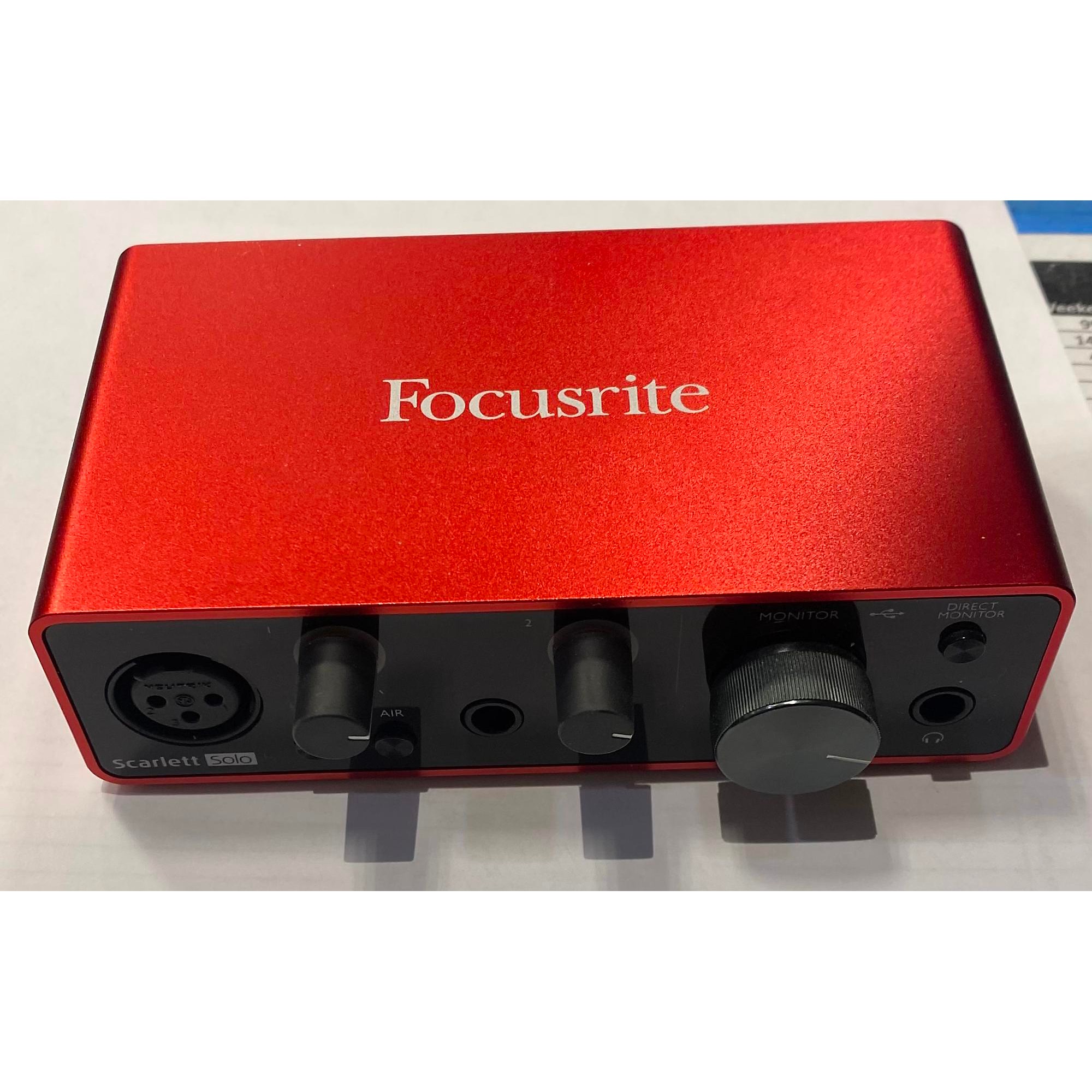 Used Focusrite Scarlett Solo Gen 3 Audio Interface