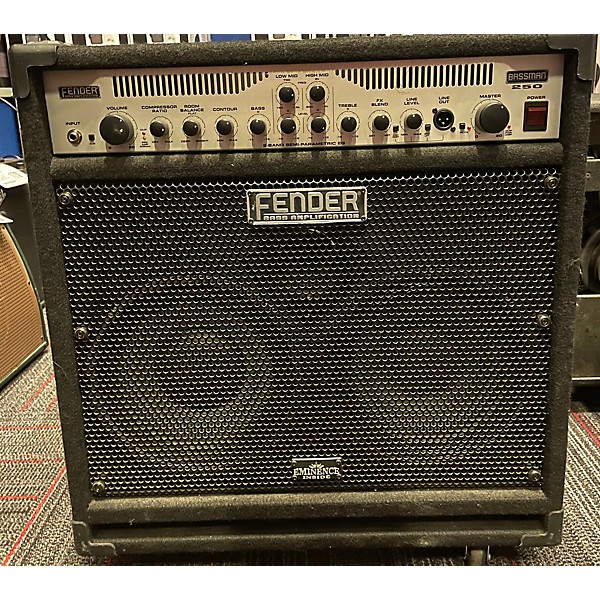 Used Fender BASSMAN 250 2x10 Bass Combo Amp
