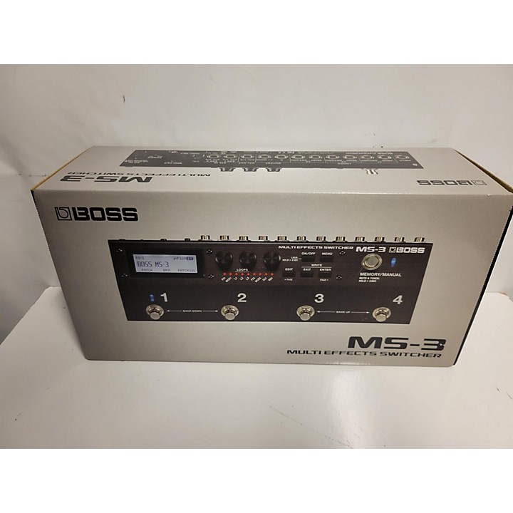 Used BOSS MS3 Multi Effects Switcher Effect Processor | Guitar Center