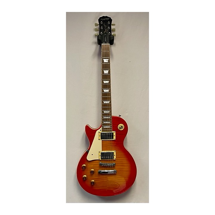 Used Epiphone Les Paul Standard Solid Body Electric Guitar Cherry